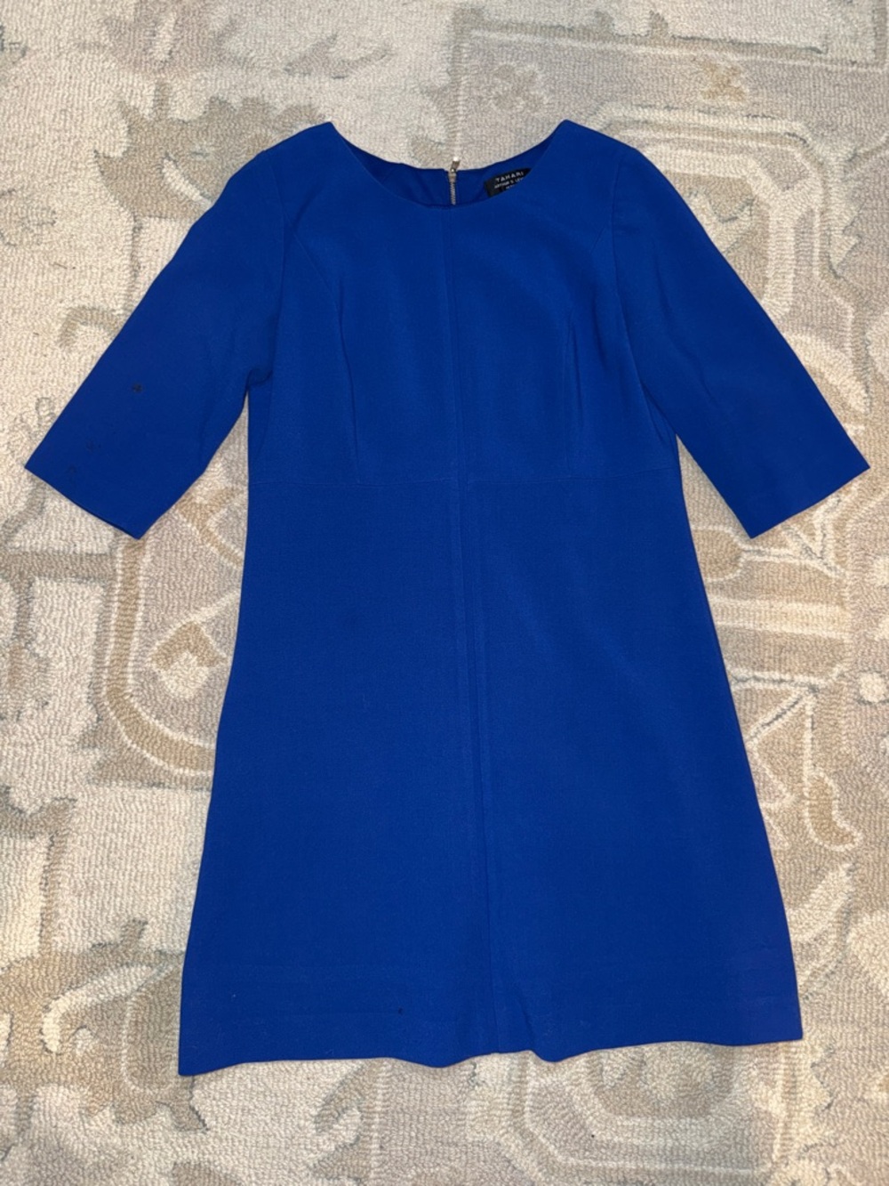 Tahari ASL Classic Royal Blue Sheath Dress - Women's